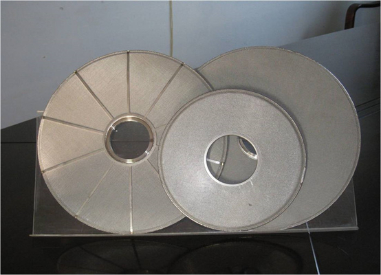 Разделенный диск фильтра ячеистой сети Dia 100mm структуры нержавеющая сталь 0,5 микронов